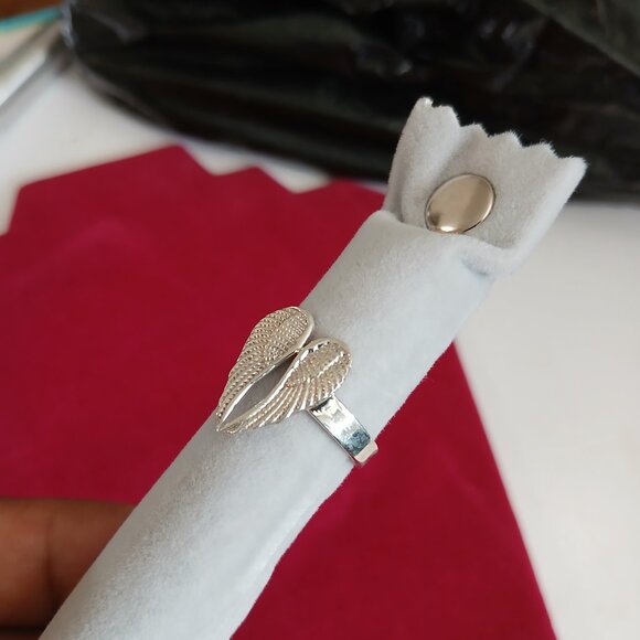 Fashion Angel Wings Ring Silver.925 - Picture 4 of 4